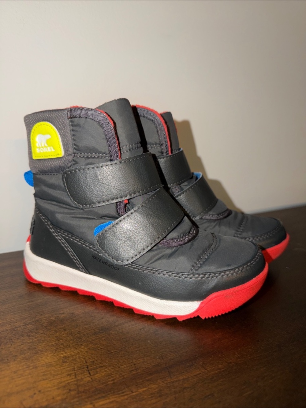Sorel Toddler Whitney II Strap Size 11 Waterproof Winter Boot - Jet/Poppy